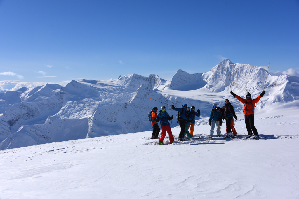 Heli-skiing in BC, Canada, CMH 