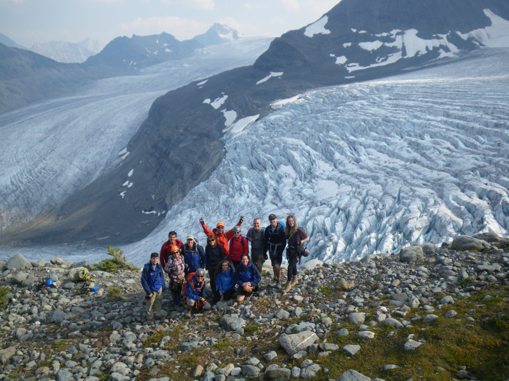 The top of the Conrad Glacier Via Ferrata