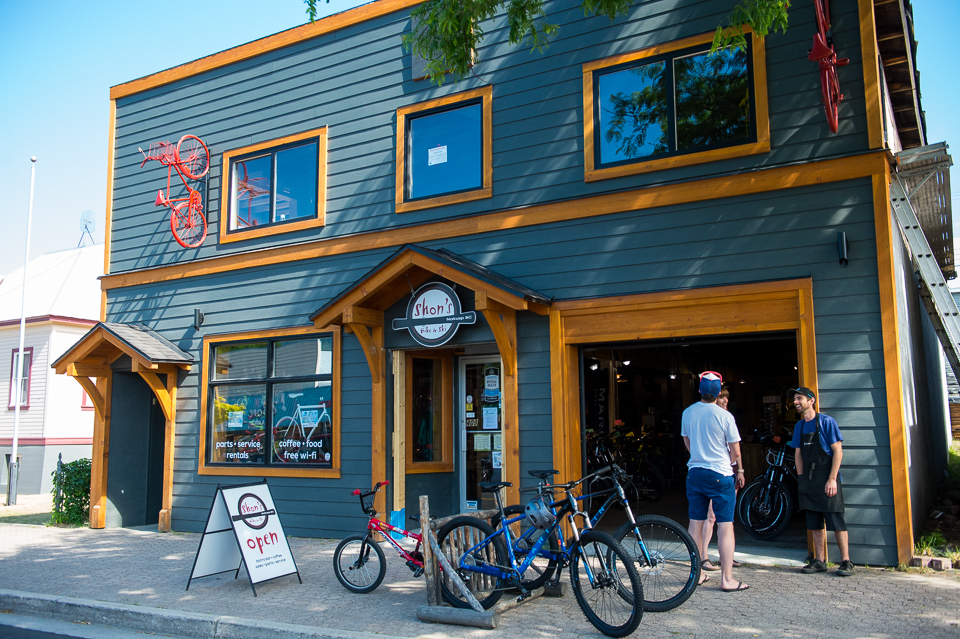 Bike shops and cafes sit side-by-side | Photo: John Evely 5 reasons to drive to Nakusp